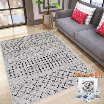 Mosimoso Home RC1526 Ковер с принтом на подошве в горошек