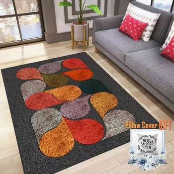 Mosimoso Home RC1661 Ковер с принтом на подошве в горошек