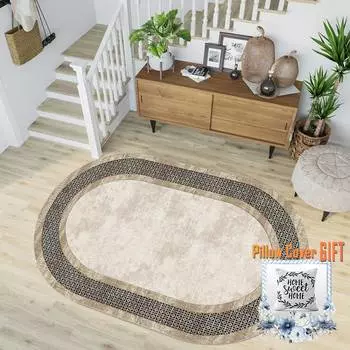 Mosimoso Home RC1730 Ковер с кожаной подошвой и цифровой печатью