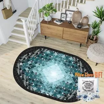 Mosimoso Home RC1762 Ковер с кожаной подошвой и цифровой печатью