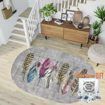 Mosimoso Home RC1765 Ковер с кожаной подошвой и цифровой печатью