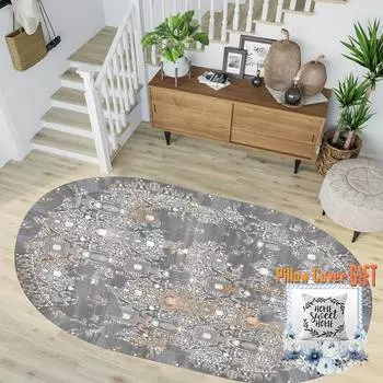 Mosimoso Home RC1792 Ковер с кожаной подошвой и цифровой печатью