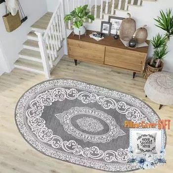 Mosimoso Home RC1794 Ковер с кожаной подошвой и цифровой печатью