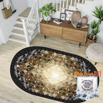 Mosimoso Home RC1795 Ковер с кожаной подошвой и цифровой печатью