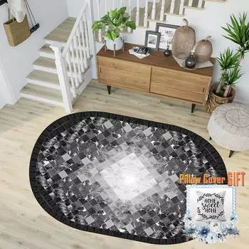 Mosimoso Home RC1797 Ковер с кожаной подошвой и цифровой печатью