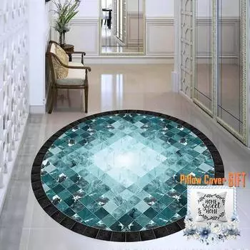 Mosimoso Home RC1871 Ковер с кожаной подошвой и цифровой печатью