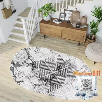 Mosimoso Home RC1932 Ковер с принтом на подошве в горошек