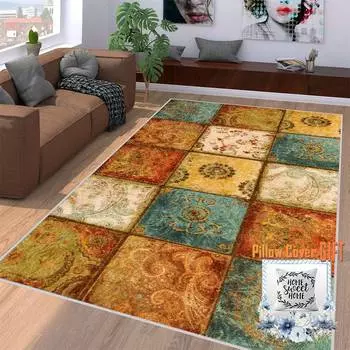 Mosimoso Home RC197 Ковер с принтом на подошве в горошек