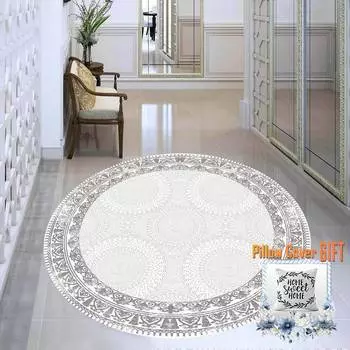 Mosimoso Home RC2026 Ковер с принтом на подошве в горошек