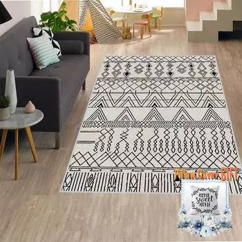 Mosimoso Home RC324 Ковер с принтом на подошве в горошек