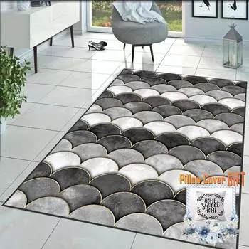 Mosimoso Home RC399 Ковер с принтом на подошве в горошек