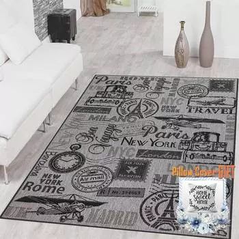 Mosimoso Home RC406 Ковер с принтом на подошве в горошек