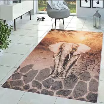 Mosimoso Home RC441 Ковер с принтом на подошве в горошек