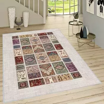 Mosimoso Home RC612 Ковер с принтом на подошве в горошек