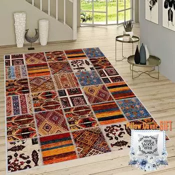 Mosimoso Home RC663 Ковер с точечной подошвой и цифровой печатью