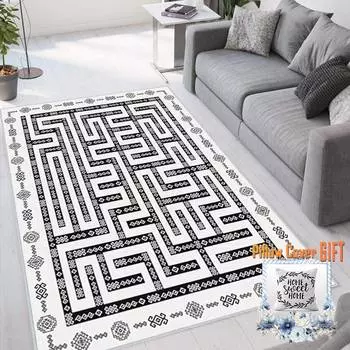 Mosimoso Home RC665 Ковер с принтом на подошве в горошек