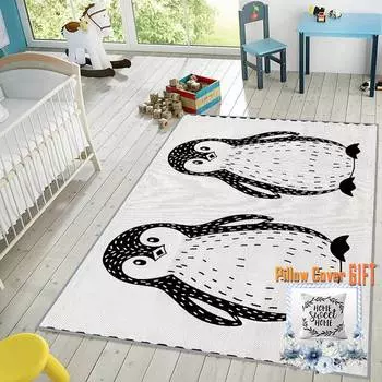 Mosimoso Home RJ027 Детский ковер с нескользящей подошвой в горошек