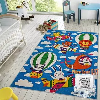 Mosimoso Home RJ033 Детский ковер с нескользящей подошвой в горошек