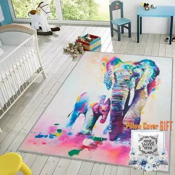 Mosimoso Home RJ036 Детский ковер с нескользящей подошвой в горошек