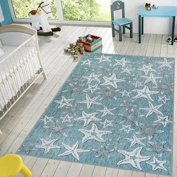 Mosimoso Home RJ050 Детский ковер с нескользящей подошвой в горошек