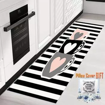 Mosimoso Home RK022 Ковер с принтом на кухонной подошве в горошек