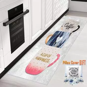 Mosimoso Home RK034 Ковер с принтом на кухонной подошве в горошек