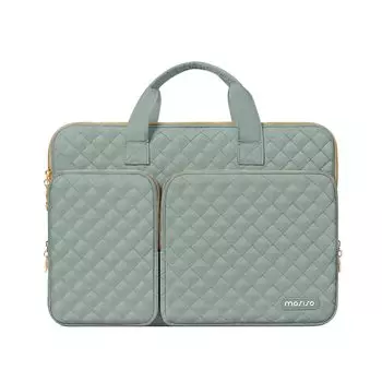 MOSISO 360 защитный чехол для ПК сумка для ноутбука совместима с MacBook дюймов совместима с MacBook Pro 14 M4 M3 M2 M1 квадратная стеганая сумка с 2 карманами