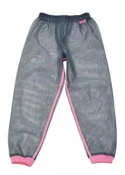 Moskihi Insect Repellent Kids Net Pants for Pink Children L Outdoor/Camping (125~145cm) VA-008