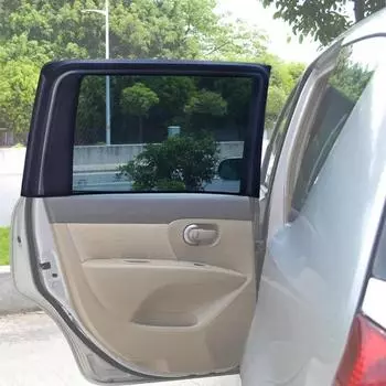 Москитная сетка для автомобиля, защитный экран для окна автомобиля, защита от ультрафиолета, защита от солнца на сидениях автомобиля, дышащая сетка, полупрозрачная для автомобилей, внедорожников, защита от солнца