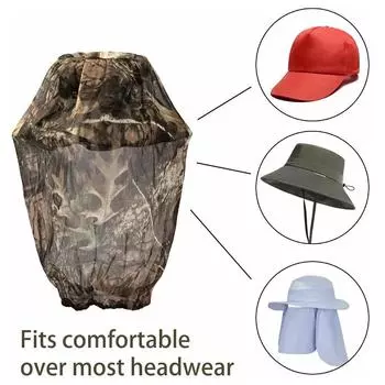 Москитная сетка Kylebooker, ультратонкая сетка для рыбалки на открытом воздухе, пеших прогулок, кемпинга и садоводства, эластичная