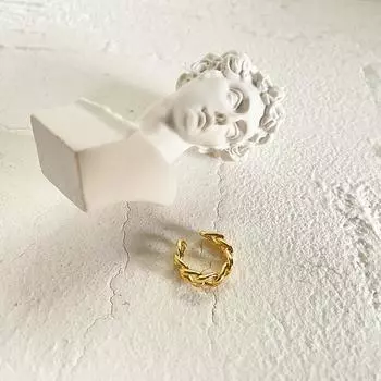 Mosquito coil disc ear clips Women s metal ear clips Temperament No ear piercings Ear bone clips Simple chain rings Plain ring ear clips