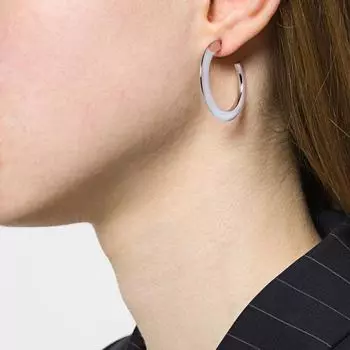 Mosquito coil disc earrings women s retro Hong Kong style autumn and winter new year ins style 925 silver needle circle earrings