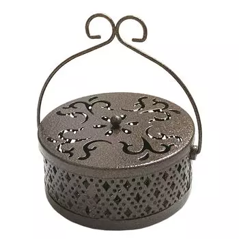 Mosquito Coil Forest Incense Outdoor Camping Mosquito Mosquito Coil Holder Iron Bronze Color Holder, Holder, Box, Case, SD-KATORI5000BRZ