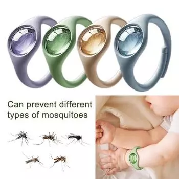 Mosquito Repellent Bracelet Comfortable Wear Retractable Design Silicone Effective Mosquito Bite Prevention Wristband