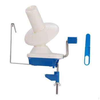 Моталка для пряжи, держатель для шерстяных ниток, портативный с ручкой