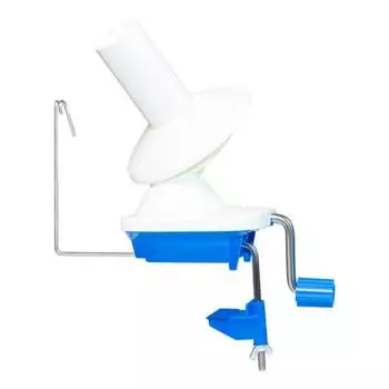 Моталка для пряжи для вязания крючком, моталка для шерсти с регулируемым зажимом для стола, ручная пряжа для изготовления тортов, подарок для любителей DIY синий