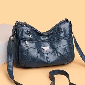 Mother Bag Women s Shoulder Bag Large Capacity Small Square Bag чёрный