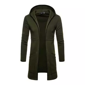 Mother_Care Мужская осенняя толстовка с длинными рукавами, футболка, блузка, куртка, пальто M чёрный