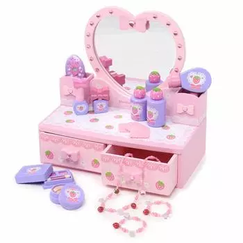 Mother Garden Play Heart Dresser 11 Makeup Set Kids Dresser Toy Children [Включает аксессуары] 263-27349