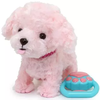 Mother Garden Tokotoko Stroll Poodle Peach подвижная мягкая игрушка подарок для 3-летней девочки 361-27933 персиковый