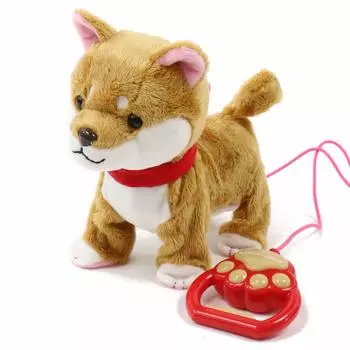 Mother Garden Tokotoko Stroll Shiba Inu Brown [двигающаяся мягкая игрушка собака электронный питомец] 506-58289