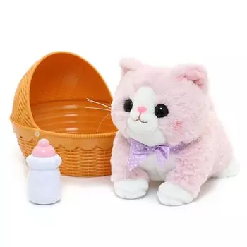 Mother Garden Touch Cat Munchkin Basket Moving Мягкая игрушка-кошка 506-58295