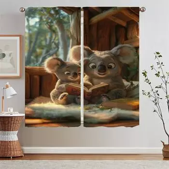 День матери затемняющие шторы подхваты для штор для ванной комнаты для гостиной кухонные шторы комплект из 2 шт. слепые шторы для дома и украшения W50xH70cmx2pcs-CL