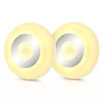 Motion Sensor Light, LED Stick on Night Light, Battery Powered Safe Lights for Kids Bedroom