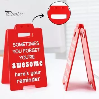 Мотивационный знак-напоминание «Ты потрясающий», вдохновляющий красный акриловый знак для украшения стола, домашнего офиса, рабочего стола, друзей, коллег, семьи красный