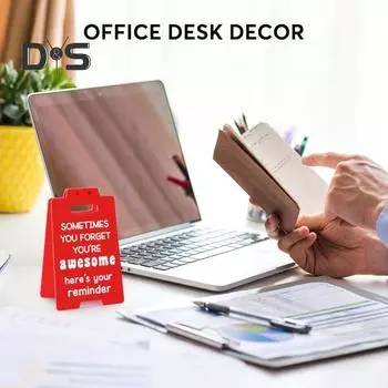 Мотивационный знак-напоминание «Ты потрясающий», вдохновляющий красный акриловый знак для украшения стола, домашнего офиса, рабочего стола, друзей, коллег, семьи красный