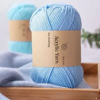 Мотки акриловой пряжи, разноцветная пряжа, всего 63 цвета, отличное вязание крючком и спицами для красочных поделок ZPG