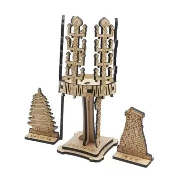 Мото 3D Трехмерный пазл Силла Гым Гван Чхонмагун