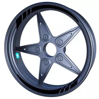 Moto GP Jet Black Внутренняя лента для обода Колеса в полоску Наклейка Наклейка CinarExtreme