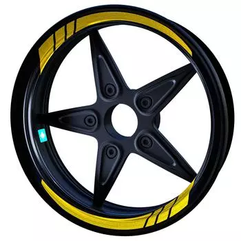 Moto GP позолоченная золотая лента с внутренним ободом колеса в полоску наклейки наклейка CinarExtreme